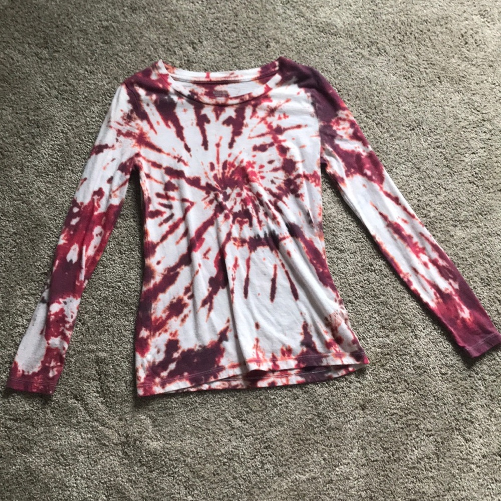 tie dye long sleeve